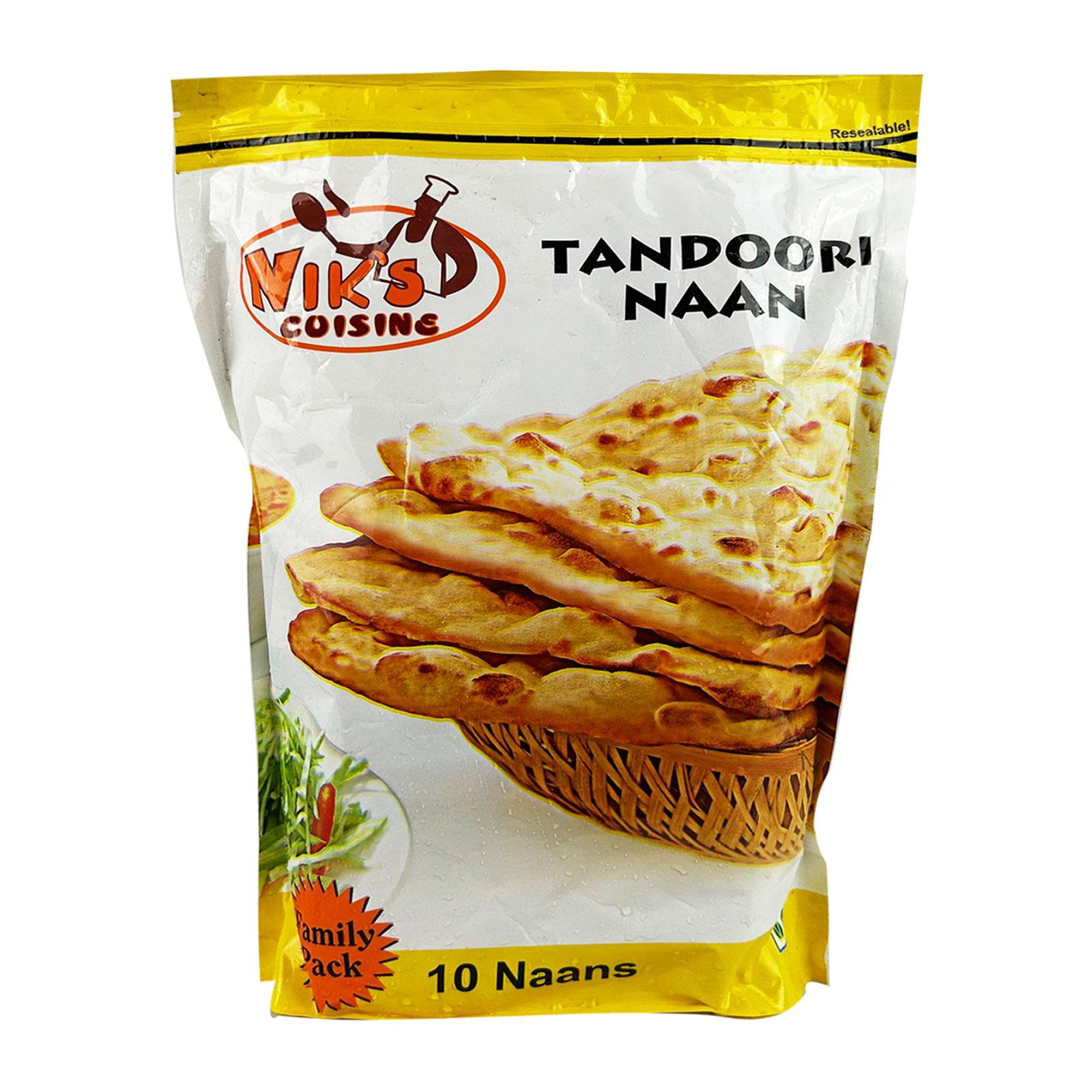 Niks Garlic Naan - 10s, 850g - Dashmesh Singapore – Indian Food