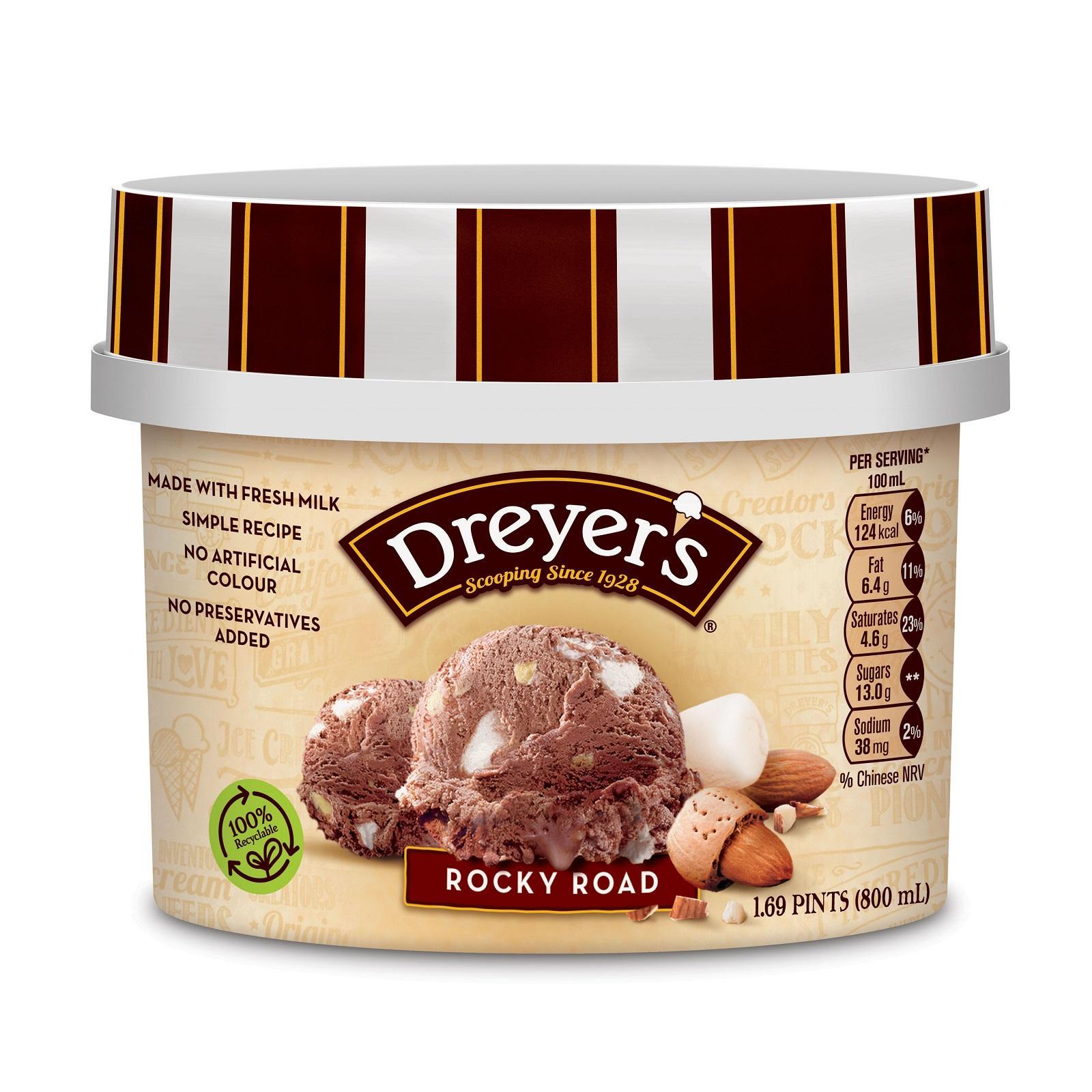 Breyers Rocky Road мороженое