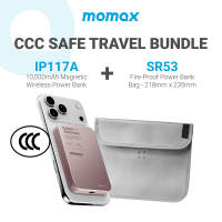 [CCC Certified] Momax IP117A Q.MAG X1 10000mAh 15W Magnetic Wireless Powerbank