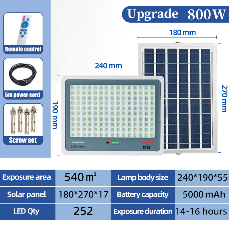 🔥Ship in 12 Hour+Buy1Take1🔥2025 New 1000W Solar Light Outdoor Waterproof Solar Garden Light Solar Flood Light Solar Spotlight LED Outdoor Solar Light Solar Led Light Solar Panel Ip67 Waterproof