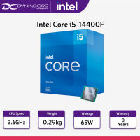 INTEL Core i5 14400F 14th Gen Box / Tray Processor ( 4.7 GHz / 10 Cores / 16 Threads )