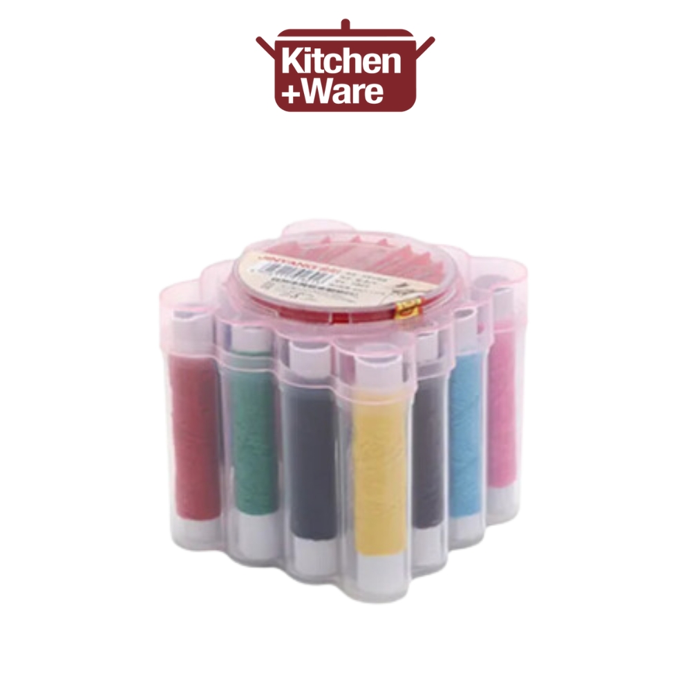 Mini Household Sewing Box Kit / Plastic Sewing Storage Box / Home Travel Needle Thread Sewing Sets