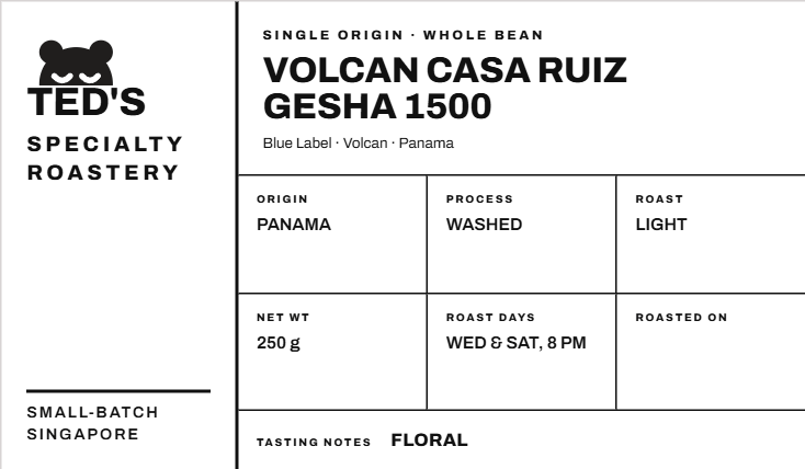 Panama Piedra de Candela Jurutungo Gesha Anaerobic Natural Coffee Beans Light Ro