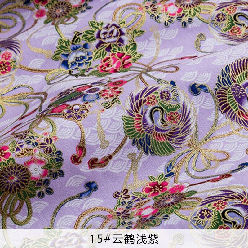 New Japanese Cotton Dog Fabric Bronzed Excellent Flower Fabric Christmas Diy Cotton Cloth Multiple Colours TJ1023 45X45cm/1pcs