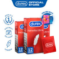 [Bundle of 3] [100% Discreet] Durex Condom Fetherlite Ultima Condoms (12s)