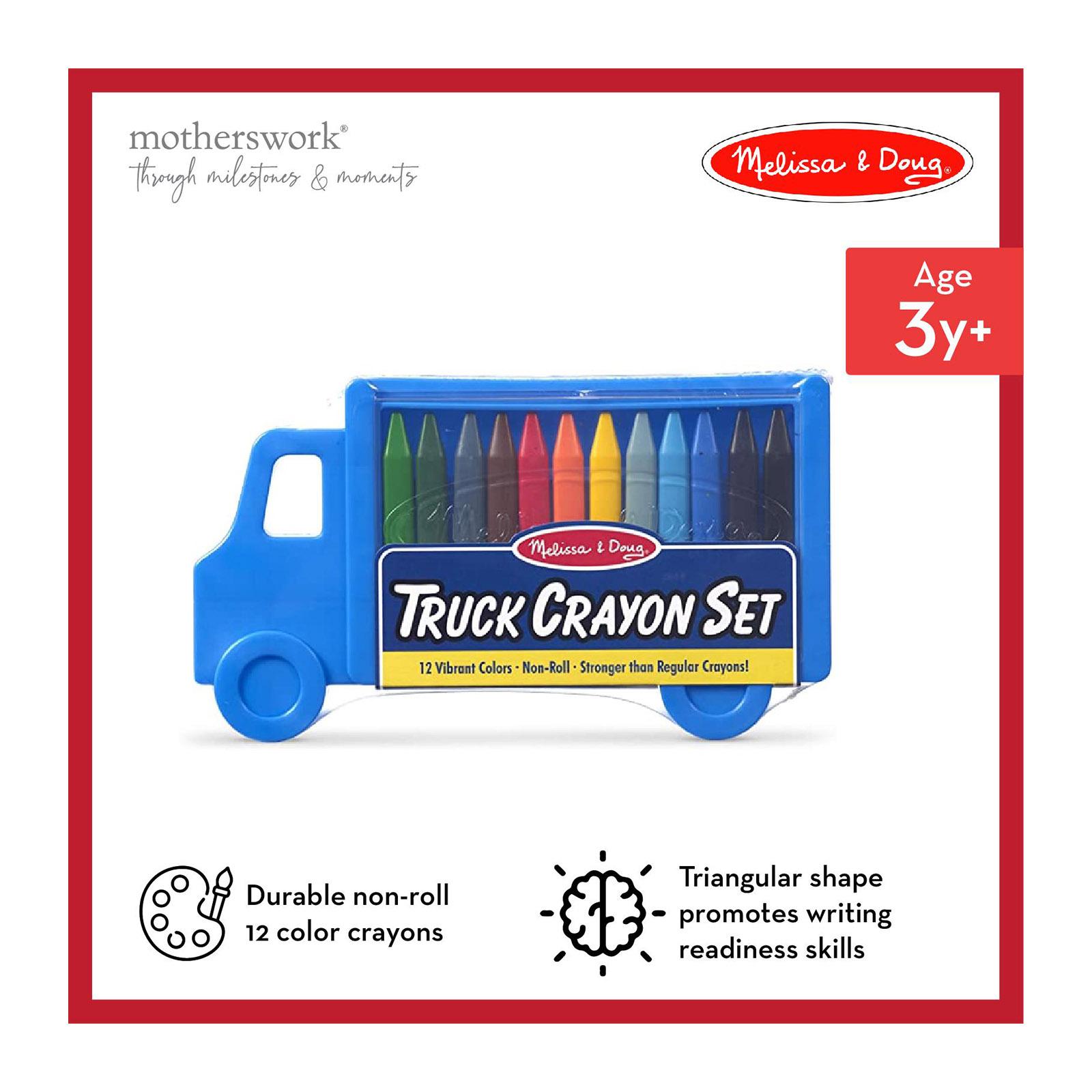 Our Point of View on Melissa & Doug Truck Crayon Set From