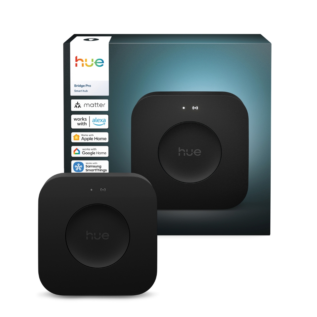 Philips Hue Bridge Pro Smart Light Hub Wireless Advanced Encryption Supports 150+ Lights & 50+ Accessories Works with Apple Home Alexa Google Samsung SmartThings