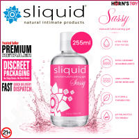 Sliquid Naturals Sassy Anal Water Based Lubricant Sex Lubricant Horns Toy