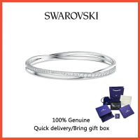 💎 Swarovski 💎 Womens fashion bracelet S925 Sterling silver White diamond M5565210 twist row bracelet Valentines Day gift Birthday gift