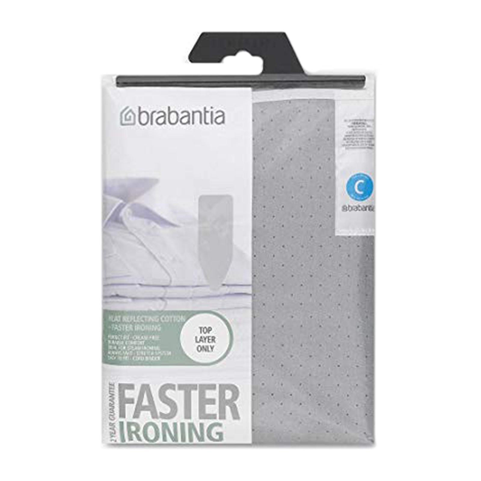 Brabantia Brabantia Cotton Ironing Board Cover C 124 45 2mm Foam Top Layer Assorted  785934096229 