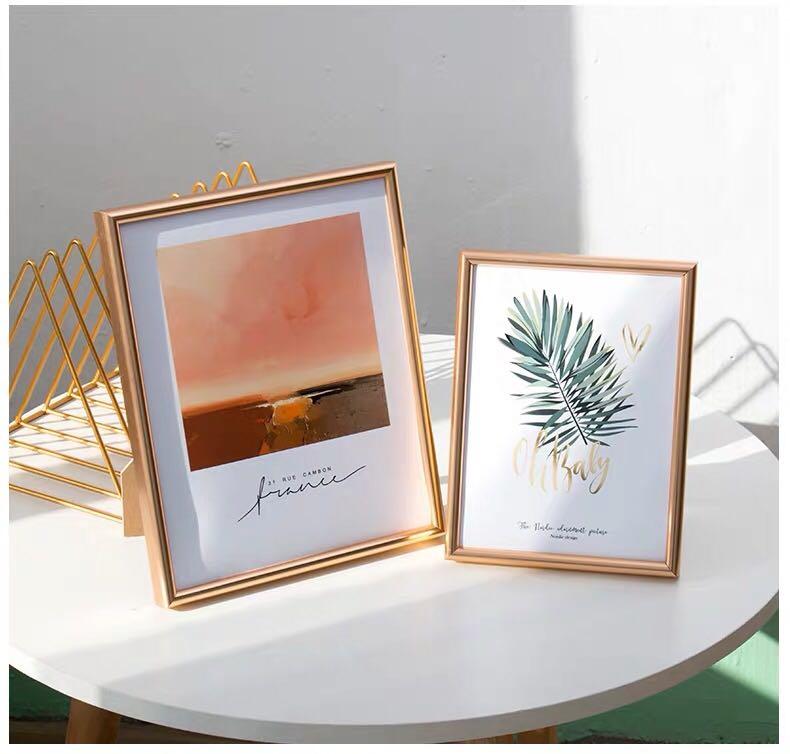 [Local Stock] 10R 8R 5R 4R Bronze Designer Stainless Steel Photo frame