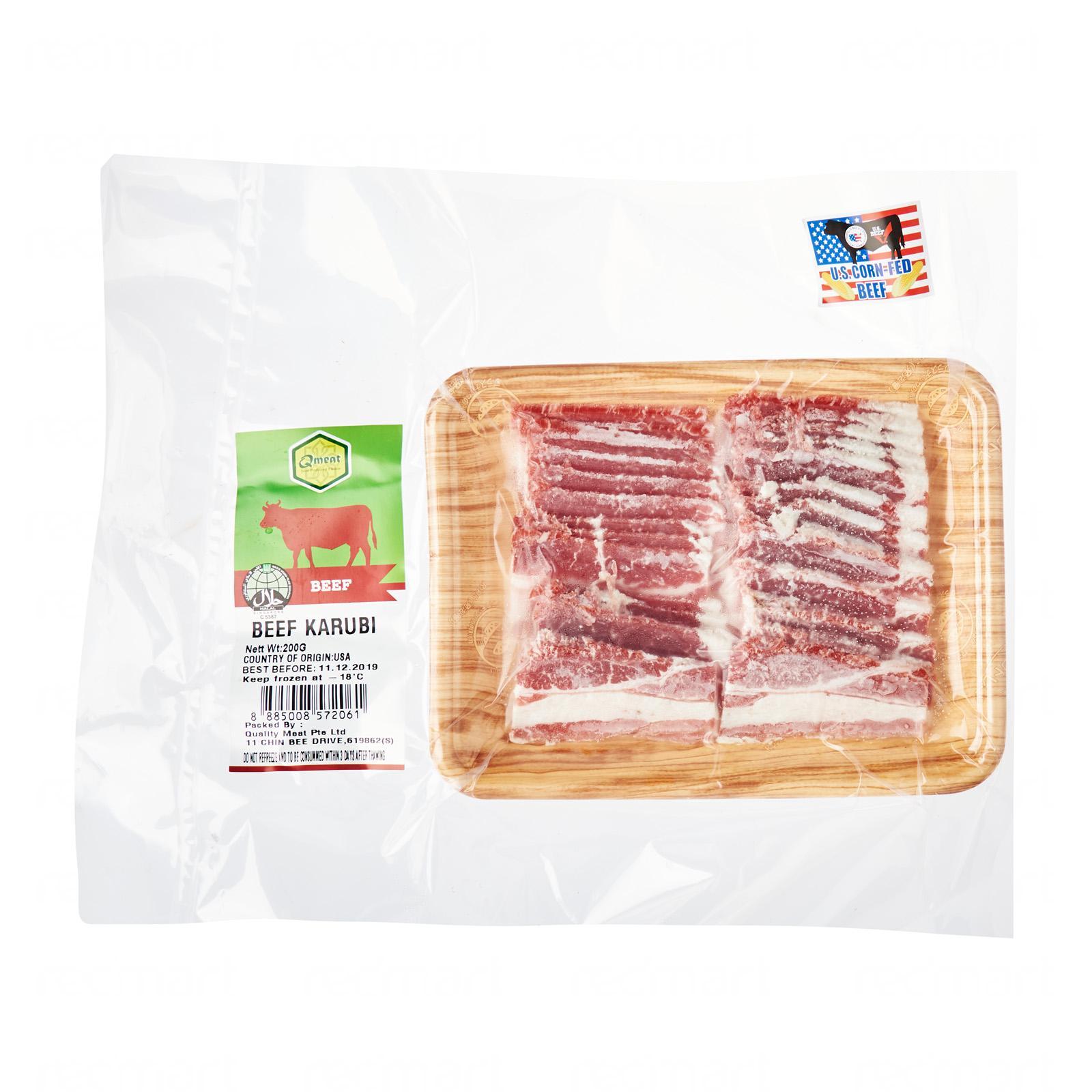 Qmeat Us Beef Karubi Frozen Lazada Singapore