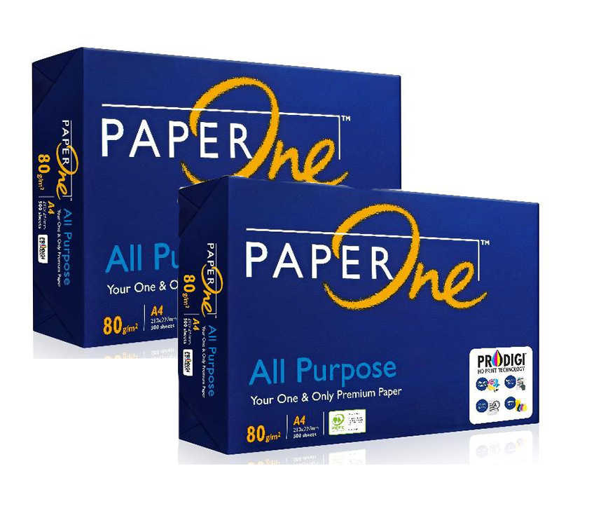 [2 Reams 1000 sheets] A4 80Gsm Paperone Copy Paper / Paperone Digital Inkjet & Laser Paper 85gsm A4