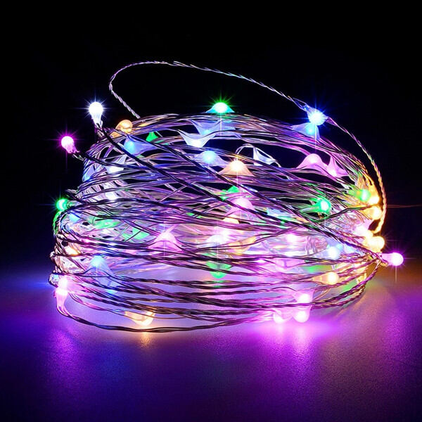 Ranpo USB LED String Fairy Lights Remote Control 2M/5M/10M Copper Wire Garland Lamp RC2737 for Christmas Wedding Home Party Decoration
