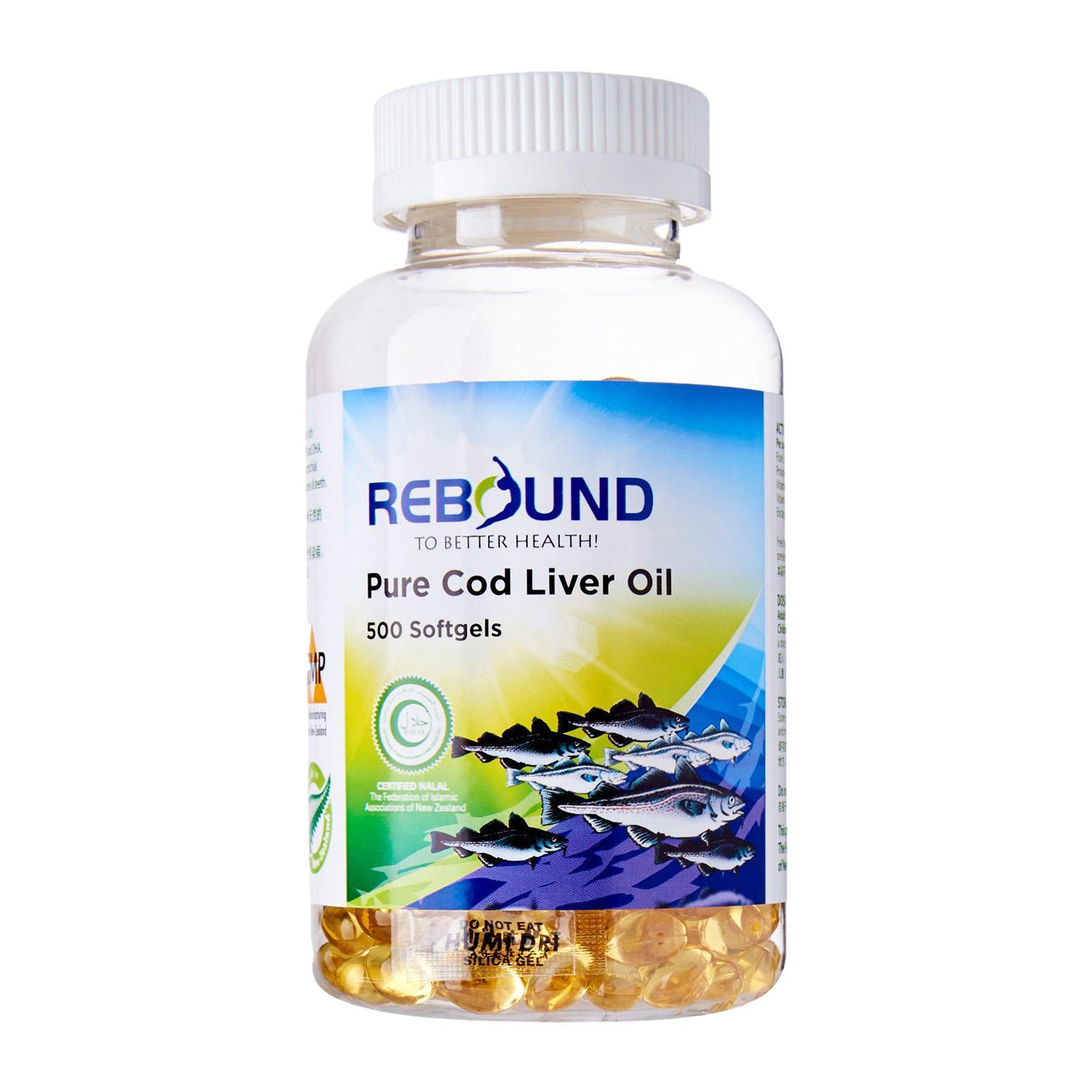 Rebound Pure Cod Liver Oil 500 Softgels Lazada Singapore