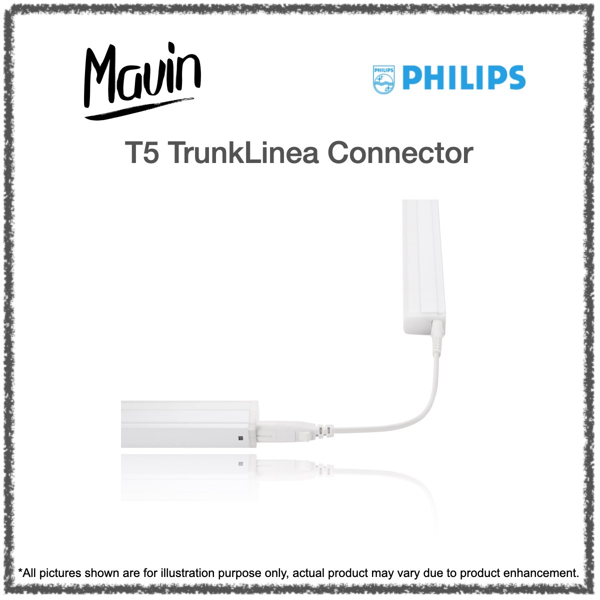 PHILIPS TrunkLinea T5 LED Batten Tube Power Cable Connector Connection wire