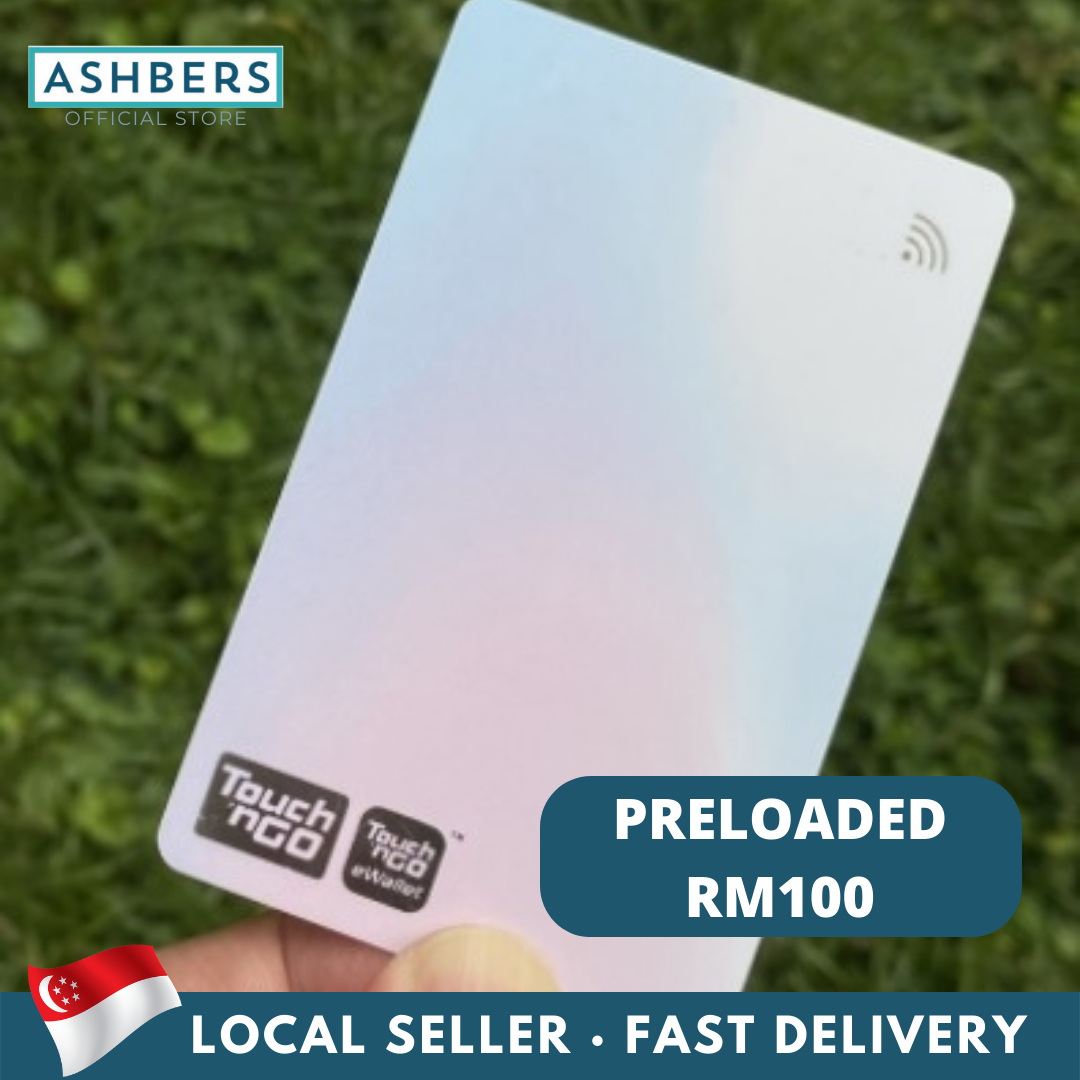 Enhanced Touch N Go Card With NFC Technology Activated TNG with preloaded value ready to use Touch and Go