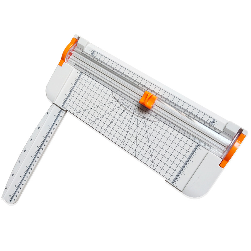 ★LocalStock★ Portable Mini A4 Precision Paper Trimmer paper cutter for DIY Scrapbook Photo Cutter Mat Cutter Photo Trimmers Plastic Base Card Cutting Blade Office Home Tool Paper Product Supply