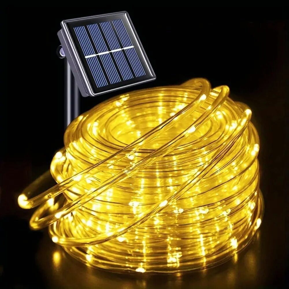 7m 50LED Solar Light LED Fairy String Lights Waterproof 8 Lighting Modes Solar For Outdoor Garden Fence Yard Balcony Decoration light