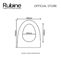 Rubine Toilet Seat Cover | PN105 | PF106 | PN305 | PF306