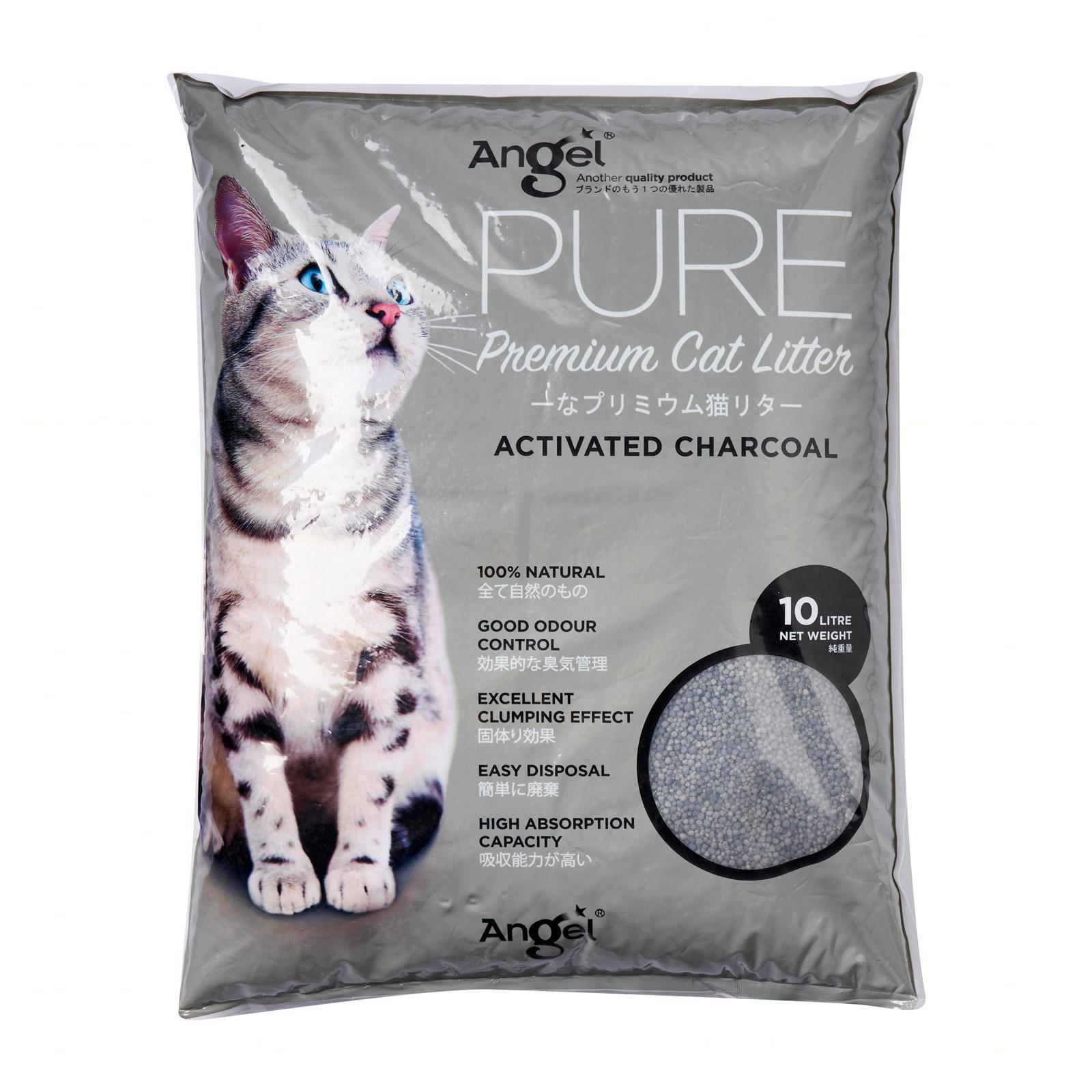 Angel Pure Premium Cat Litter Activated Charcoal Lazada Singapore