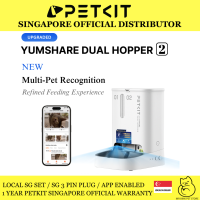 (Official Store) PETKIT YUMSHARE DUAL HOPPER 2 (5L) Smart Pet Dog Cat Automatic Feeder with CAMERA - Facial Recognition