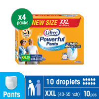 LIFREE Powerful Slim Pants XXL 10s Adult Diapers