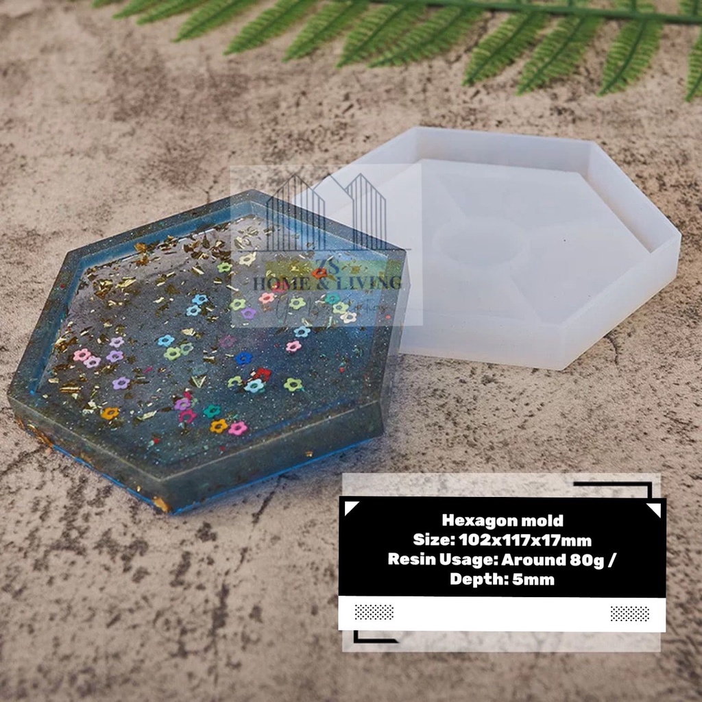 Coaster Mould Coaster Resin Silicone Cup Mat Pad Mold Jewelry Making Epoxy Mould Tool Craft Epoxy Resin Mould