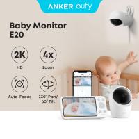 Anker eufy Baby Monitor E20 with 2K HD Camera 5 720p Display Pan-Tilt 4× Zoom - T8352
