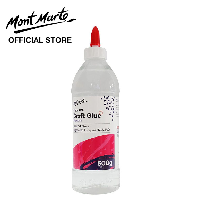 Mont Marte Signature Clear PVA Craft Glue 500g