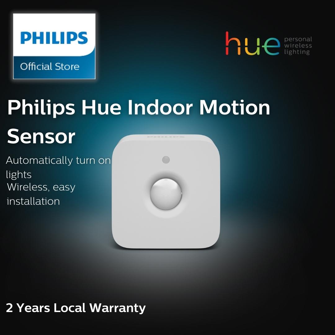 Philips Hue Indoor Motion Sensor for Smart Lights (Requires Hue Bridge Installation-Free Smart Home Exclusively for Philips Hue Smart Bulbs)