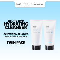 belif Aqua Bomb Jelly Cleanser 160ml - Hydrating facial cleanser removes makeup and impurities