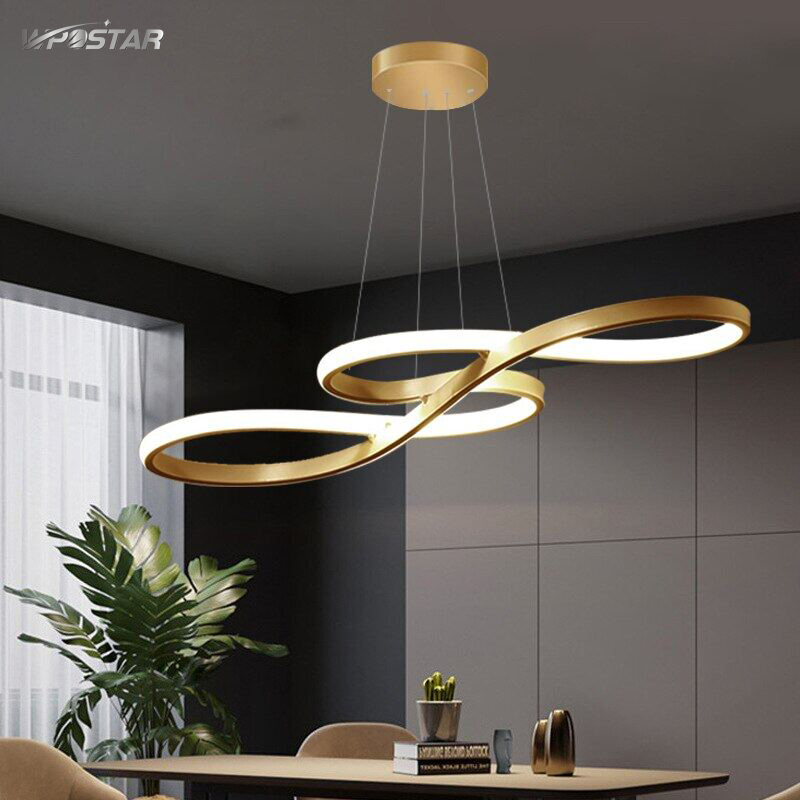 Nordic Modern Led Chandelier Creative Loft Hanging Lighting for Kitchen Restaurant Living Dining Room Luminaire Pendant Lamp