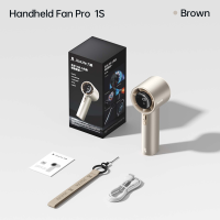 JisuLife Handheld Fan Pro 1S  Portable Bladeless Mini Fan 40h Cooling Times Recharable 100 Level Adjustment Strong Wind Cooler In Summer