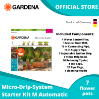 GARDENA Micro-Drip System Starter Set Flower Pots M with water computer