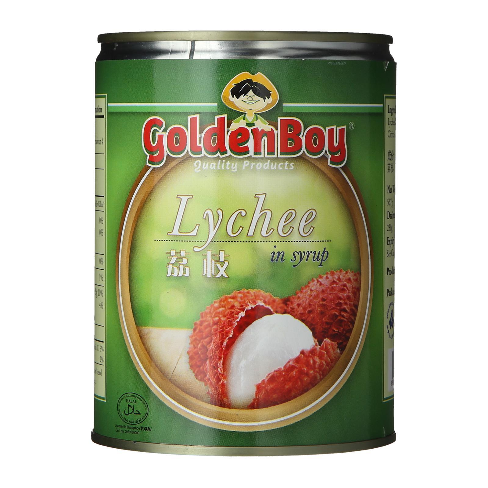 Golden Boy Canned Lychee In Syrup 567G Lazada Singapore