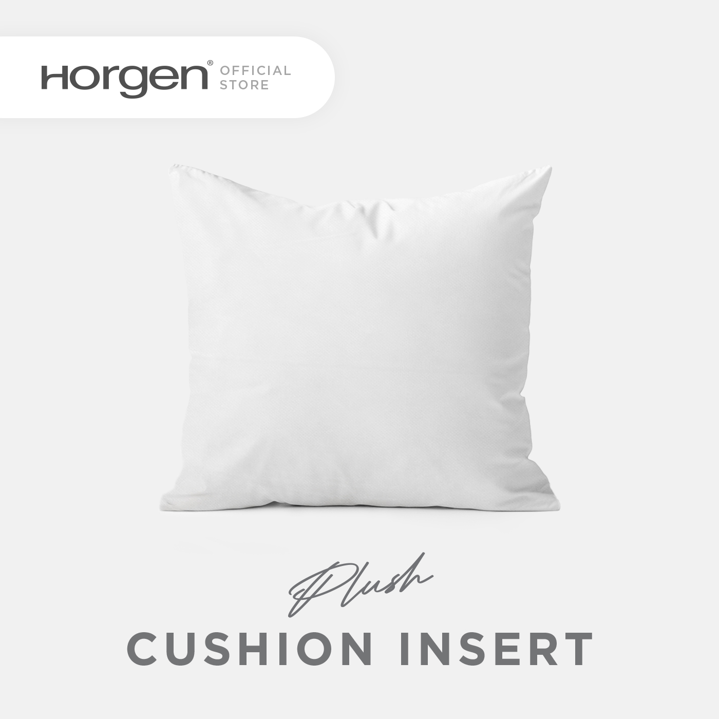 (Premium Cushion Insert ) Horgen Cushion Insert | 40x40cm | Soft & Fluffy | Microfibre Filling