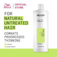 Nioxin System 2 Conditioner 1000ml For Natural Hair With Progressed Thinning