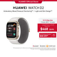 HUAWEI WATCH D2 | Smartwatch | Ambulatory Blood Pressure Monitoring | Light and Slim Design