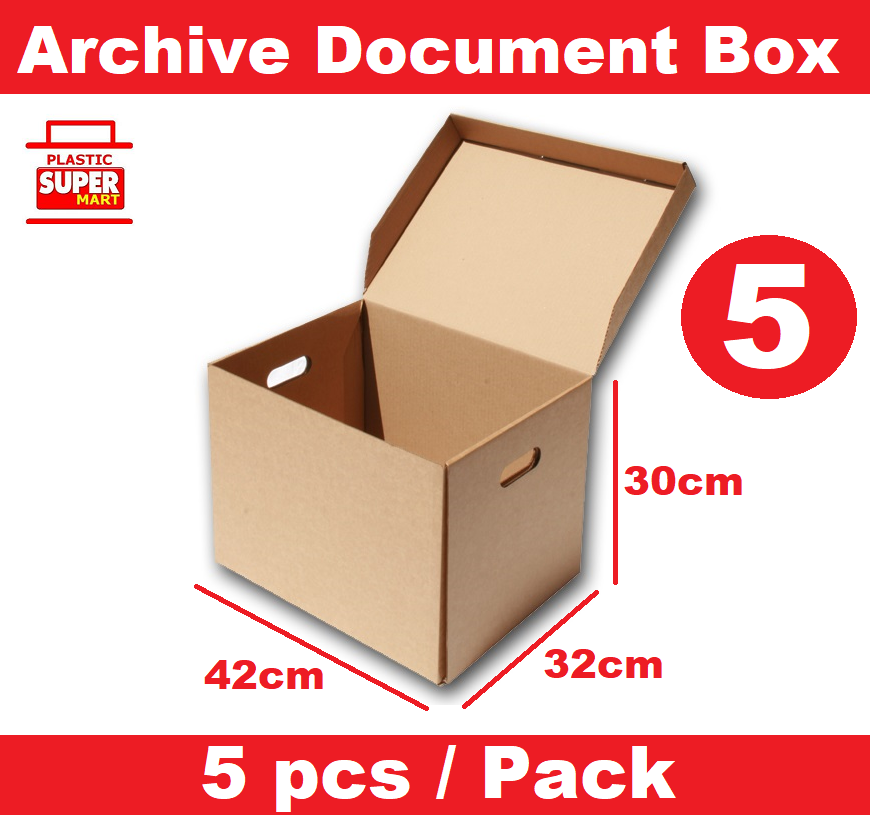 【Storage Document Box】5pcs Arch File Box Filing Financial Lever Paper Storage Carton Box Organizer Archive A4 S Binder Folder Files Accounts Storage Moving Mover Box Office House Renovation