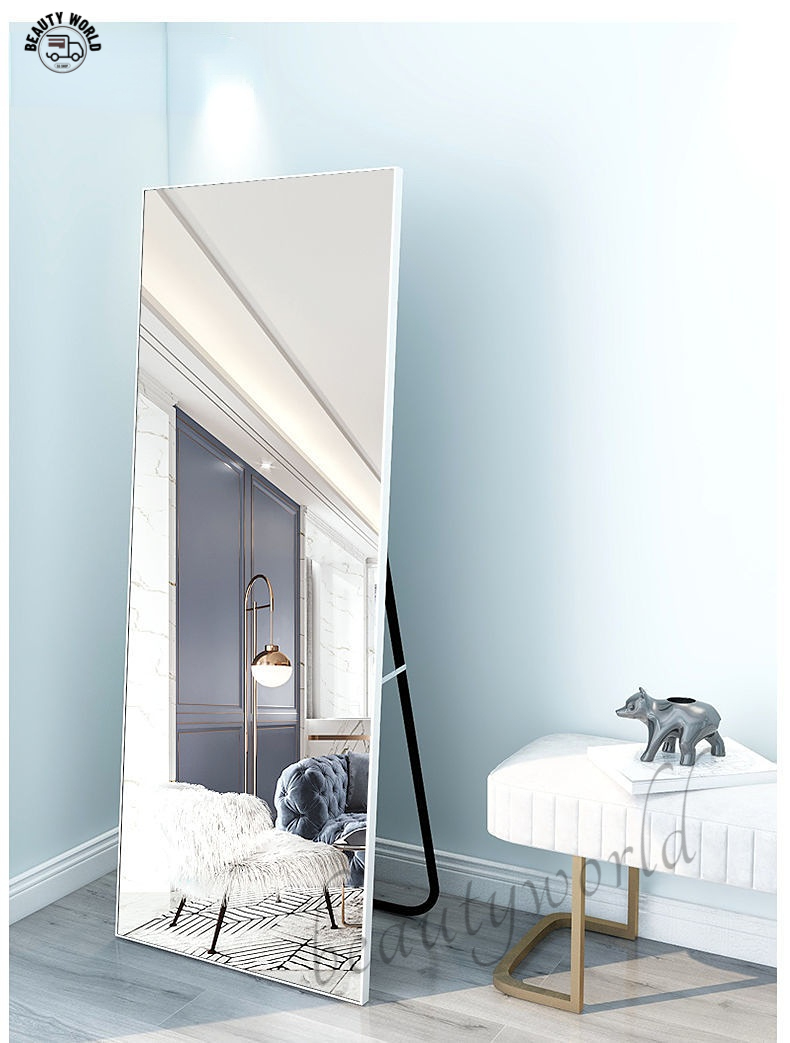 [SG Seller] READY STOCK Nordic simple full-body mirror wall mirror high-definition explosion-proof mirror