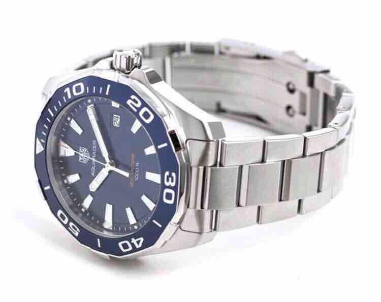 New Tag_ Heuer Aquaracer 300M Blue Dial Men