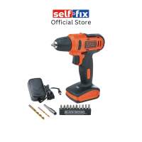 Black & Decker 12V Lithium Cordless Drill Driver 13pcs Kit (LD12SP) 1 Year Local Warranty