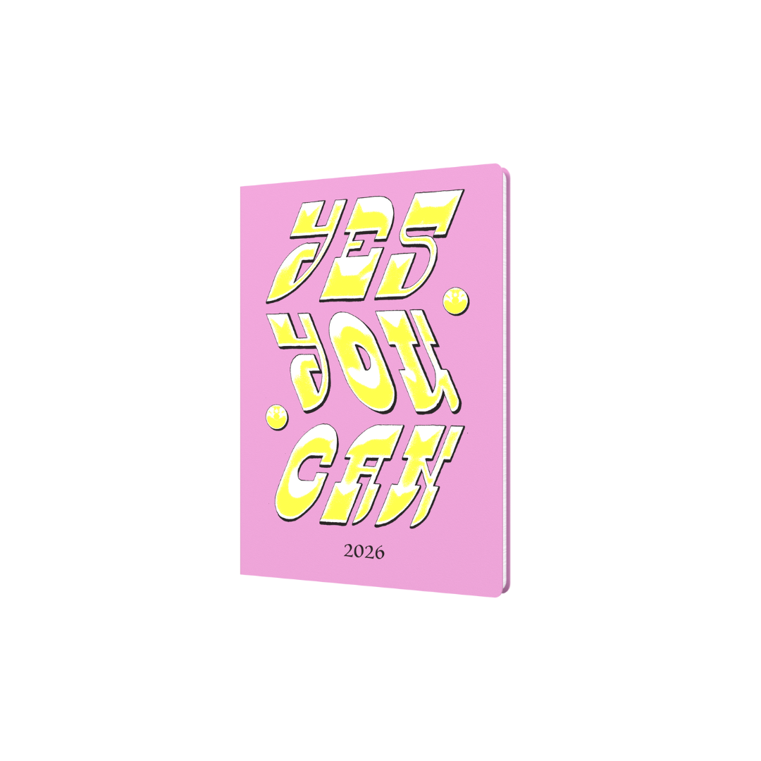 Positive by Ben Woodcock - A5 Week-To-View - Diary - 2026 Calendar Year Planner