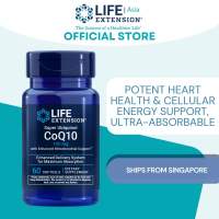 LIFE EXTENSION Super Ubiquinol CoQ10 with Enhanced Mitochondrial Support Heart Health Reduce Fatigue 100 mg 60 softgels