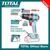 TOTAL 30000bpm 66Nm Compact Brushless Cordless Impact Drill TIDLI206681