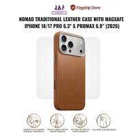 Nomad Traditional Leather Case with MagSafe for iPhone 18/17 Pro 6.3″ & iPhone 18/17 PROMAX (2026)