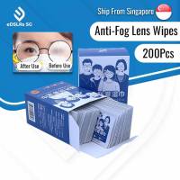eDSLRs 200 Pcs Anti Fog Pre Moistened Alcohol Cleaning Wipes Disposable Cloths For Glasses Zeiss Camera Lenses Goggles Motorcycle Visor