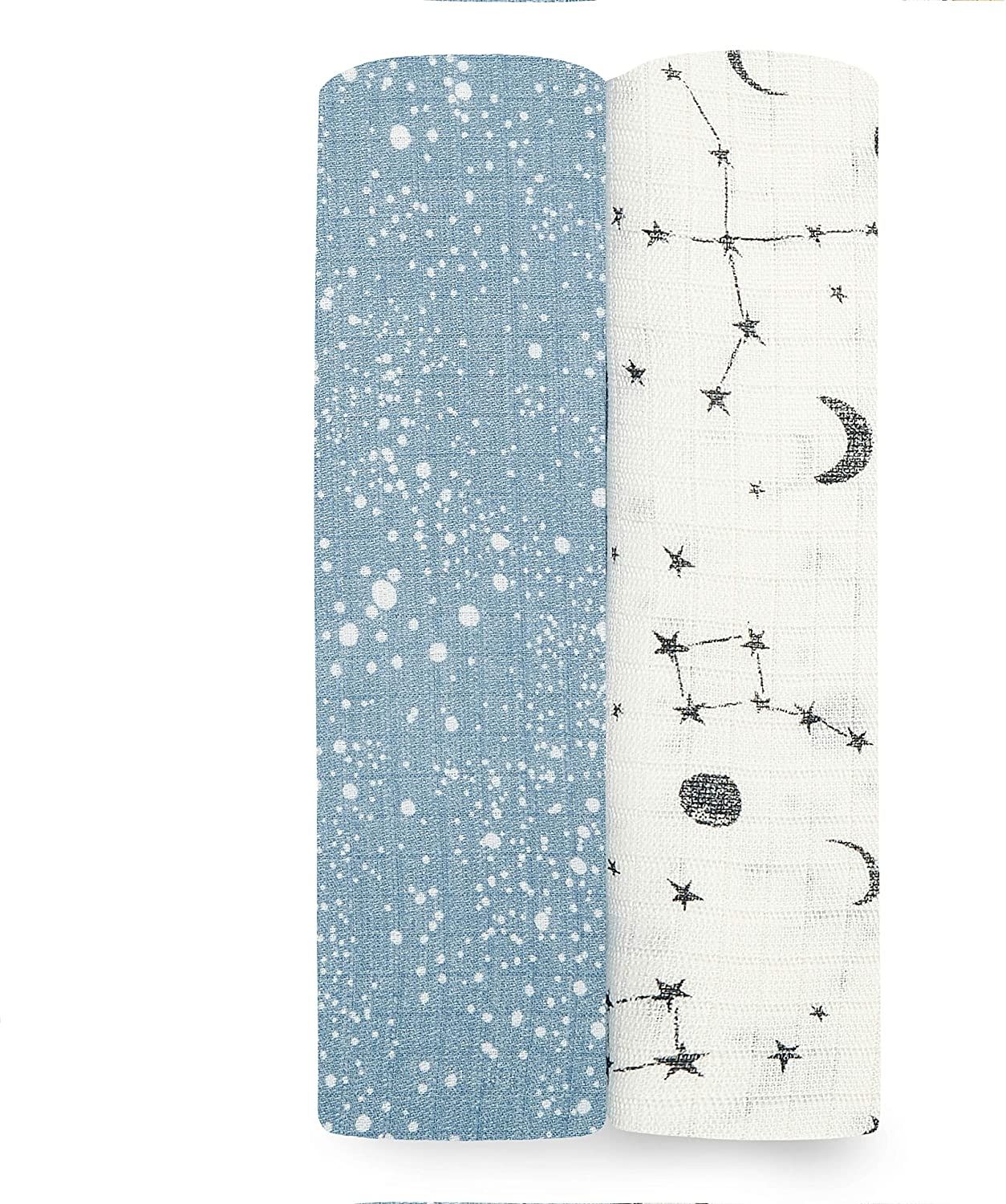 Aden Anais Silky Soft Bamboo Swaddle (44 x 44 in) 2pk (2 Designs)