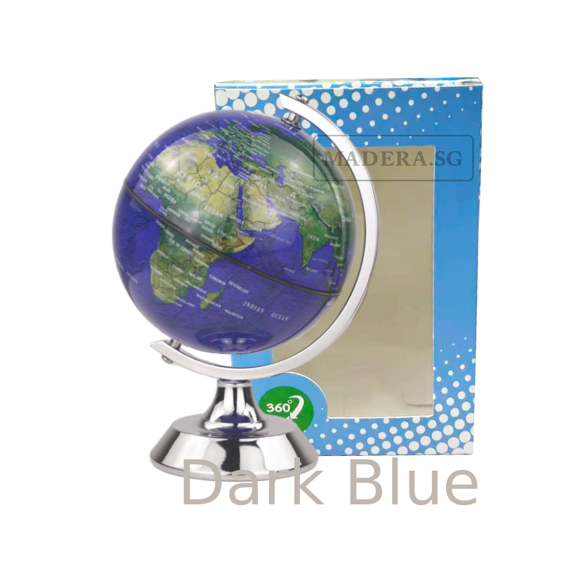 NV Quality Mini Learning Earth Map Educational World Globe 4inches (Assorted Colors)